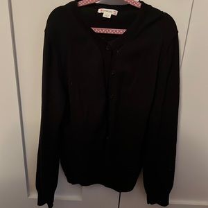 Jcrew kids black cardigan